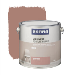 GAMMA wall paint matt 2.5 L earth red